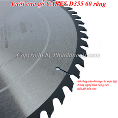 Lưỡi cưa gỗ CARES D350 60 răng