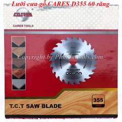 Lưỡi cưa gỗ CARES D350 60 răng