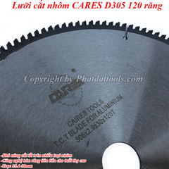 Lưỡi cắt nhôm CARES D305 120 răng