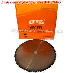 Lưỡi cưa thép hợp kim tốc độ chậm TIWAY D355-64 răng
