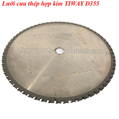 Lưỡi cưa thép hợp kim tốc độ chậm TIWAY D355-64 răng