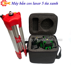 Máy bắn cos laser 5 tia xanh