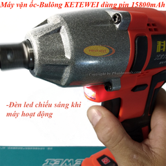 Máy Vặn Ốc Bulông KETEWEI Dùng Pin