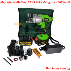 Máy Vặn Ốc Bulông KETEWEI Dùng Pin