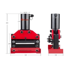 Máy cắt thanh đồng thủy lực CWC150