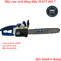 Máy cưa xích chạy điện MATT 405-7