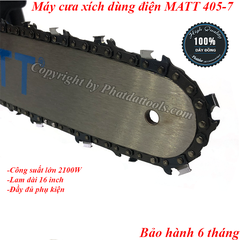 Máy cưa xích chạy điện MATT 405-7