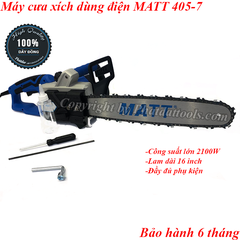 Máy cưa xích chạy điện MATT 405-7