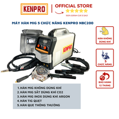 Máy Hàn Mig Mini KENPRO NBC-200 5 Chức Năng