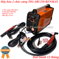 Máy hàn điện tử TIG/ARC-250A KENMAX 2 chức năng