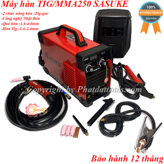 Máy hàn điện tử TIG/MMA-250A SASUKE 2 chức năng