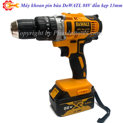 Máy khoan pin búa DW đầu 13mm