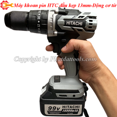 Máy khoan vặn vít HITACHI đầu kẹp 13mm-Động cơ từ