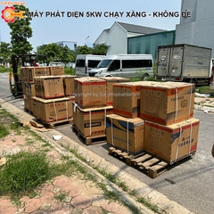 Máy Phát Điện 5KW Chạy Xăng -Giật Nổ-Hàng Nội Địa Trung