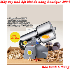 Máy Xay Tinh Bột Khô Đa Năng 200A Vỏ Inox