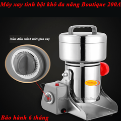 Máy Xay Tinh Bột Khô Đa Năng 200A Vỏ Inox