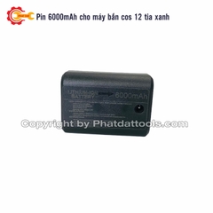 Pin Li-ion 6000mAh cho máy bắn cos laser 12 tia xanh