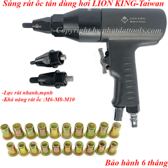 Súng rút ốc tán dùng hơi LION KING