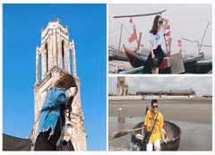 Giới trẻ đổ xô đi check in “tháp nghiêng Pisa phiên bản Việt”