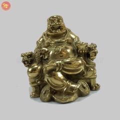Tượng Phật Di Lạc Cao 8 cm Bằng Đồng Vàng