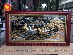 Tranh khai trương cửa hàng cửa hiệu