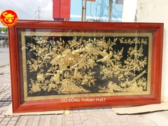 Tranh Đồng Treo Tường Vinh Hoa Phú Quý Mạ Vàng 24k Đẹp Cao Cấp