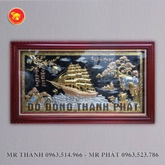 Tranh Thuận buồm xuôi gió bằng đồng tam khí