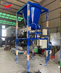 Cân đóng bao 2 phễu chứa - định lượng bằng vít tải