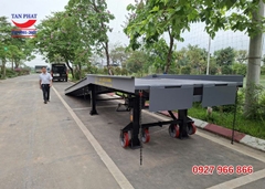 Thuê cầu dẫn xe nâng lên container tại miền Bắc giá rẻ