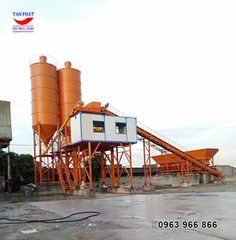 Lắp đặt trạm trộn bê tông xi măng