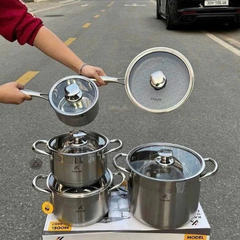 Bộ Nồi Inox 5 Món Kailer KL-BN07