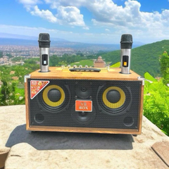 Loa VB Box VB 999 Loa karaoke xách tay bluetooth bass đôi 16cm