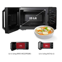 Lò vi sóng Toshiba MW3-MG25PE(BK) 25 lít