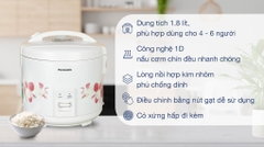 Nồi cơm nắp gài Panasonic 1.8 lít SR-MVN18FRAX