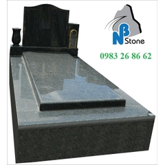 Mộ đá granite đơn giản mã 02B