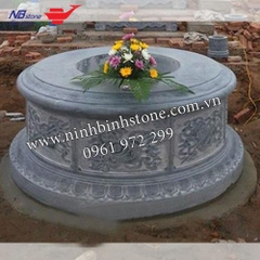 Mẫu Mộ Tròn Bằng Đá NBMT08