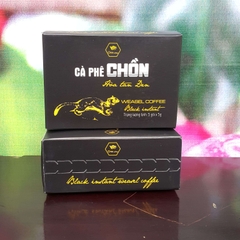 CÀ PHÊ CHỒN HÒA TAN ĐEN 5 GÓI - 5GR