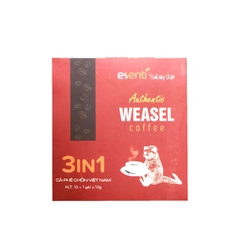 Authentic WeaSel Coffee - 3 in 1 - 11 gói