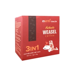 Authentic WeaSel Coffee - 3 in 1 - 11 gói