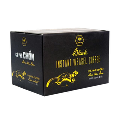 CÀ PHÊ CHỒN HÒA TAN ĐEN 11 GÓI X 5GR