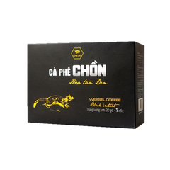 CÀ PHÊ CHỒN HÒA TAN ĐEN  23 GÓI X 5GR