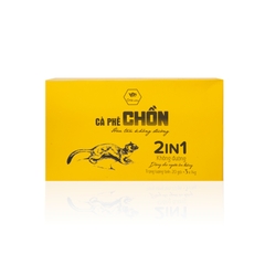 CÀ PHÊ CHỒN HÒA TAN KHÔNG ĐƯỜNG 23 GÓI X 14GR