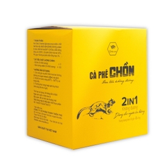 CÀ PHÊ CHỒN HÒA TAN KHÔNG ĐƯỜNG 11 GÓI X 14GR