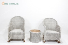 Rattan Sofa Set with Modular Design and Weather-Resistant Materials-CH5210A-3GY