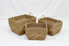 Woven Baskets for Storage, Wicker Storage Basket - CH4902A-3BR