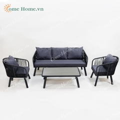 SOFA PE RATTAN WICKER FURNITURE- CH5405A-4BL