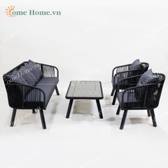 SOFA PE RATTAN WICKER FURNITURE- CH5405A-4BL