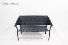 Handwoven PE Rattan Chair – Outdoor Patio Seating-CH5237A-1BL