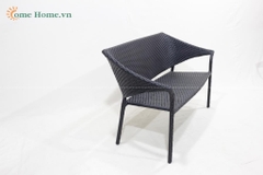 Handwoven PE Rattan Chair – Outdoor Patio Seating-CH5237A-1BL