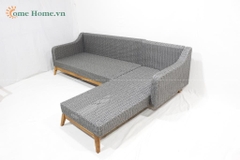 Handwoven PE Rattan Sofa – Outdoor Garden Furniture-CH5225A-2BR